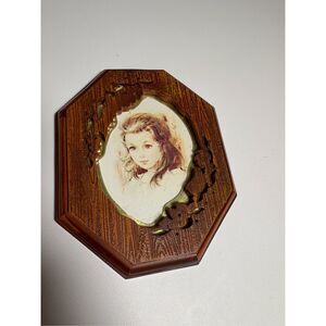 Picture Frame Cut Out Gold Inlay vintage